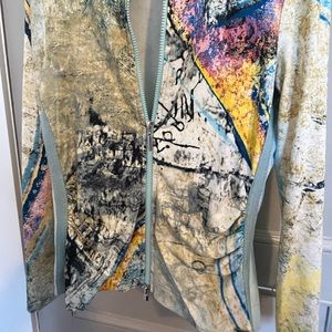 AirField zip up fitted sweater